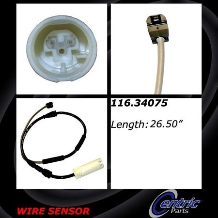 CENTRIC PARTS Brake Pad Sensor Wires, 116.34075 116.34075
